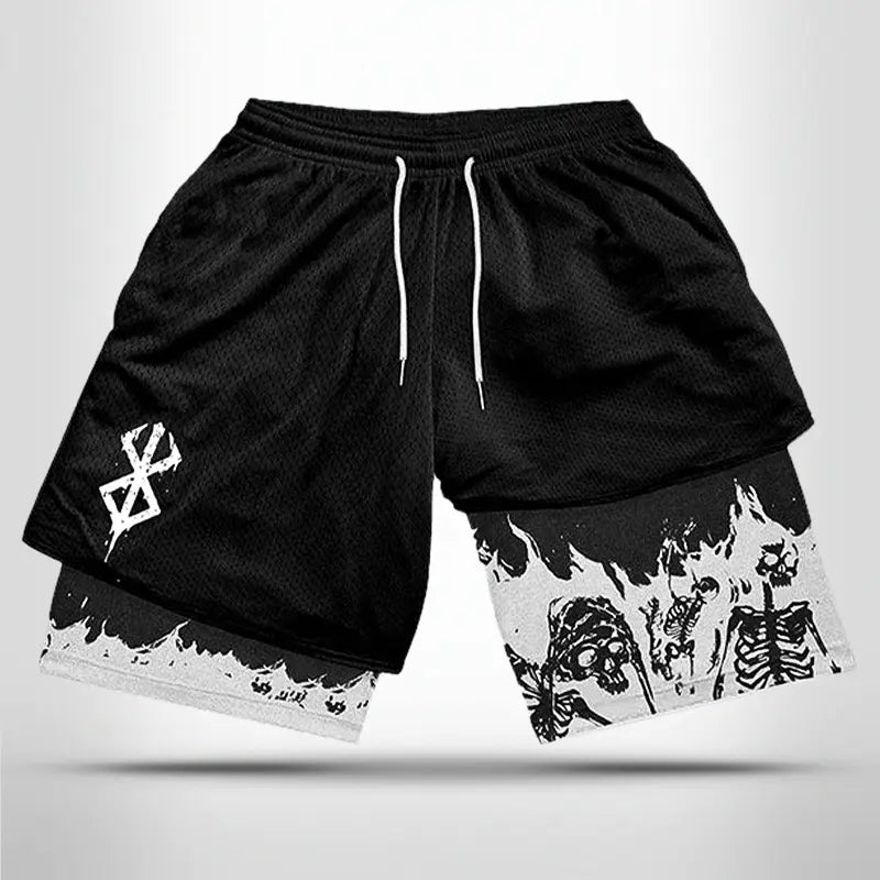 SHORTS DE COMPRESSÃO BERSERK A MARCA