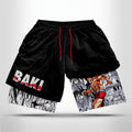 SHORTS DE COMPRESSÃO BAKI HANMA